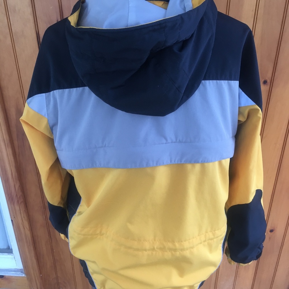 L L Bean Size Medium Color Block Anarak Jacket - image 3